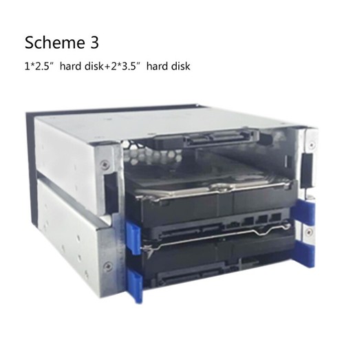 3.5-Inch Hard Drive Cages 2 Chassis Drives Hard Drive Box - Afbeelding 7 van 8