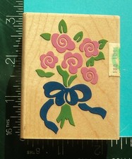 Rubber Stampede BOUQUET OF ROSES Flower Rubber Stamp A2234E