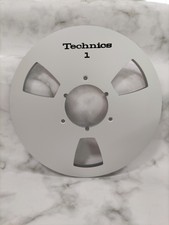 One Pair Silver Technics 10.5'' 1/4'' TAPE REEL TO REEL TAPE Recorders RS 1500