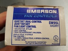 Emerson Dual Ceiling Fan Light SW95L Knob Controls