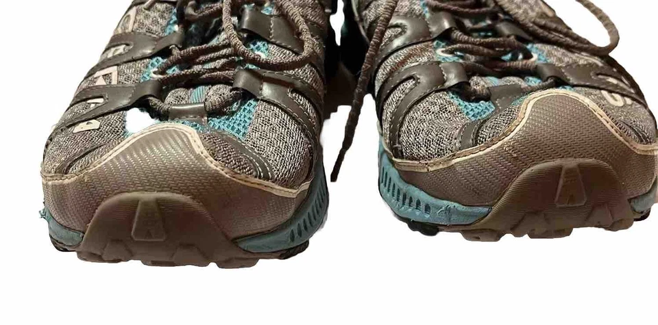 Zapatos de senderismo Scarpa para mujer gris turquesa con cordones bajos EE. UU. 8 EUR 41 Foto 4 de 4