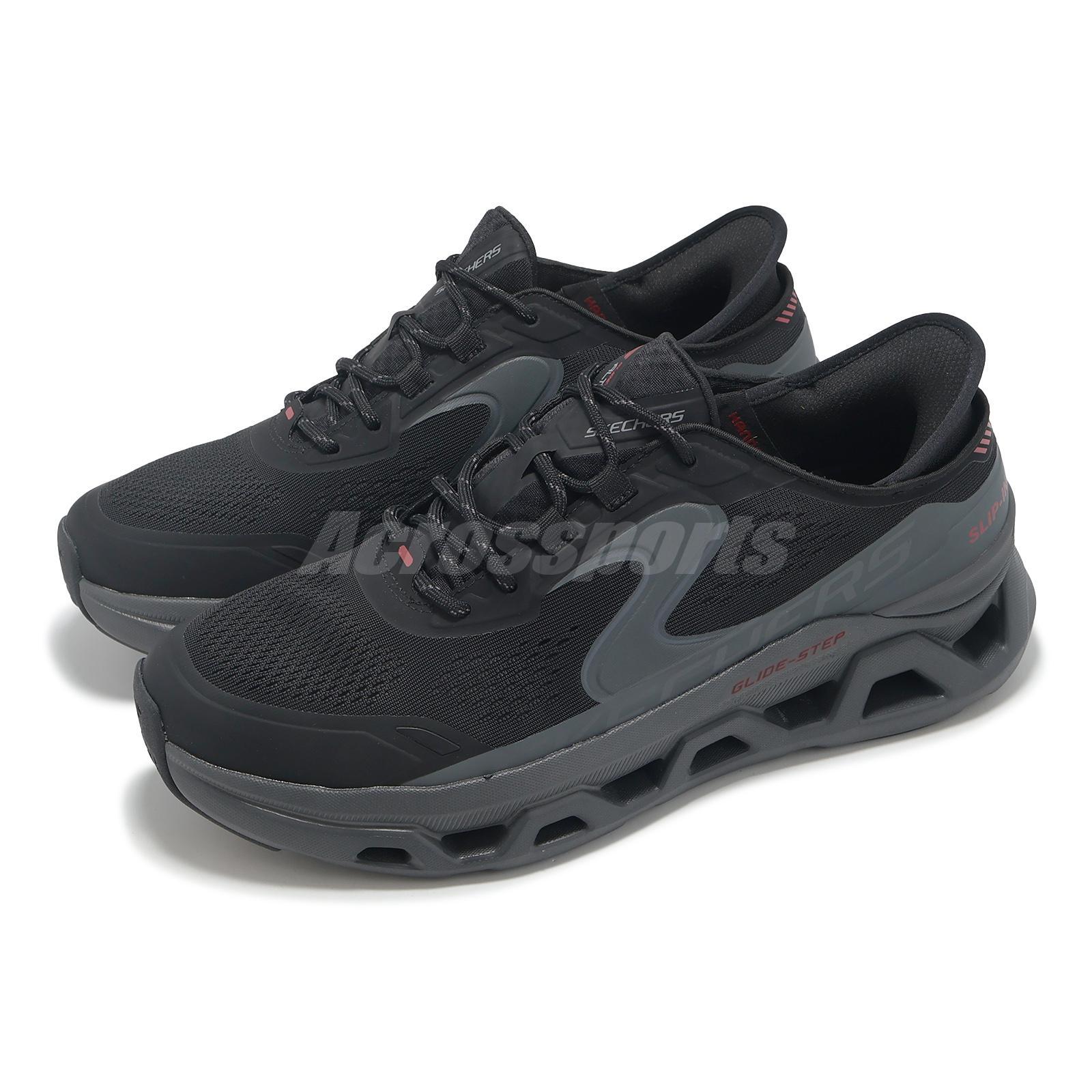 Мужская повседневная обувь Skechers Glide-Step Altus без шнуровки цвет черный древесный уголь 232921-WBKCC 27190₽