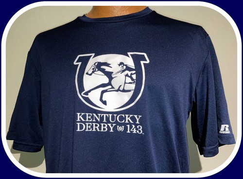 KENTUCKY DERBY RUSSELL ATHLETIC DRI POWER ADULT LARGE JERSEY SHIRT NWOT