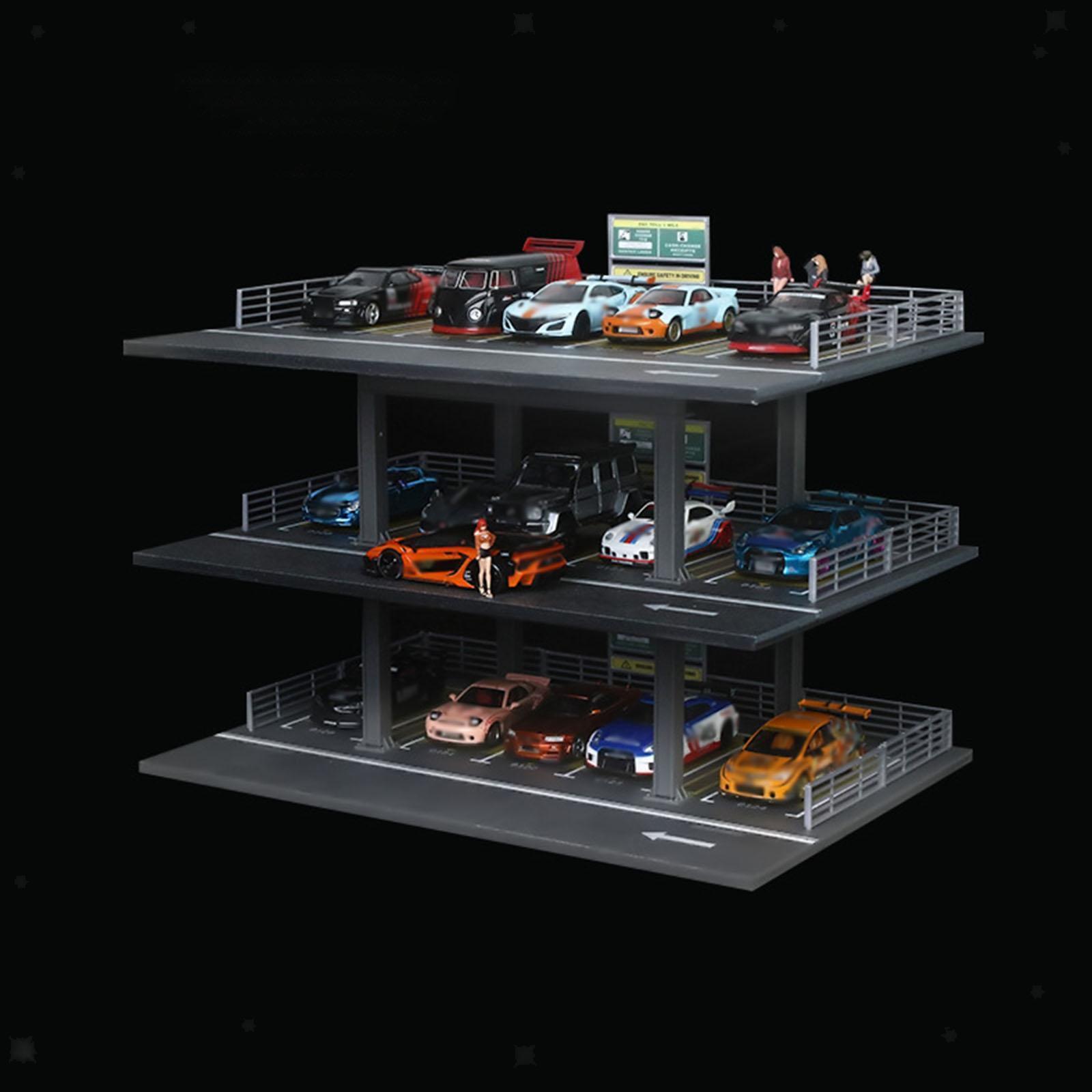1/64 Scale Diecast Model Car Display Case Desktop Decor for Gifts Collectors