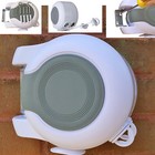 Extendable Washing Line 26m Retractable Double Reel Wall Mounted Outdoor Clothes