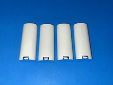 Lot of 4 OEM GENUINE Nintendo Wii White Remote Controller Battery Covers