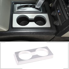 For Hummer H2 2003-2007 Aluminum Smooth Chrome Billet Cup Holder Insert