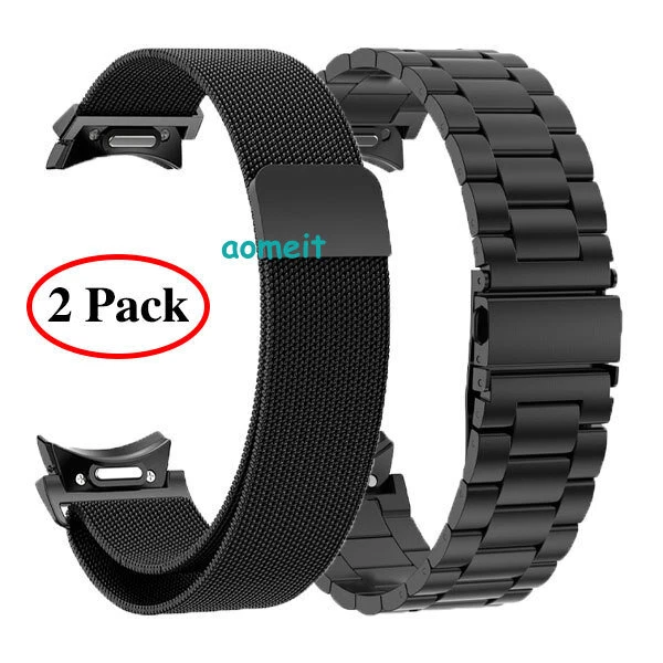 Quick Release Metal Band For Samsung Galaxy Watch 7 6 5 4 40/44m Stainless Strap