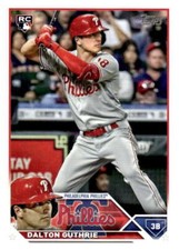 2023 Topps Baseball  #398 Dalton Guthrie MLB  RC Rookie Phillies