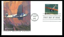FORD TRI-MOTOR AIRPLANE  CLASSIC AMERICAN AIRCRAFT 1997 FLEETWOOD CACHET FDC