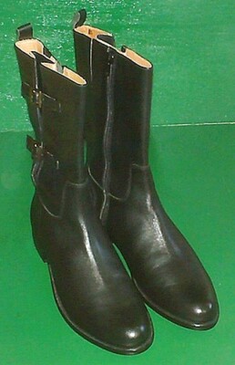CORSO COMO   Black Leather Boot  6.5M  NEW !!