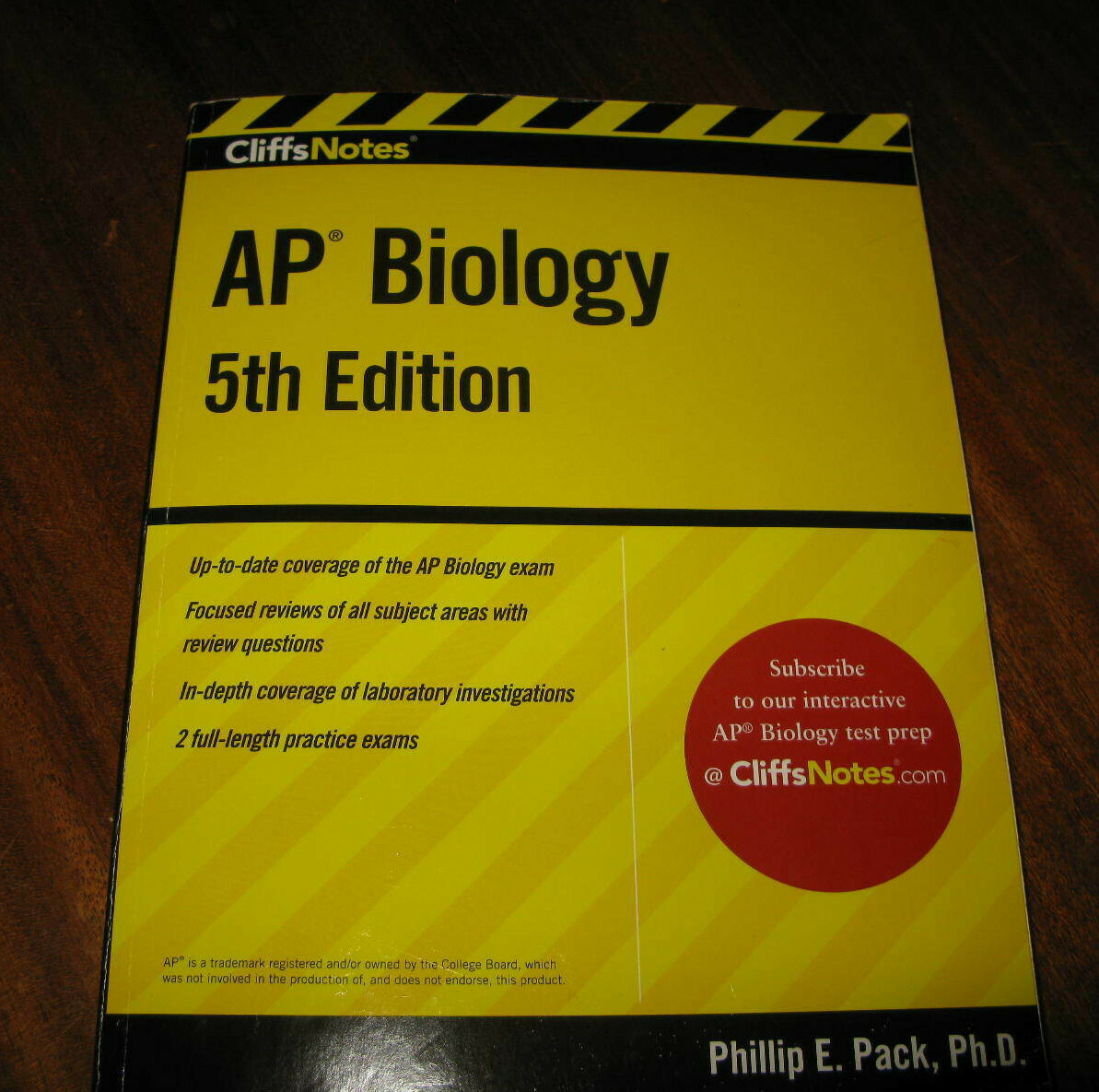 CliffsNotes AP Biology 5th Edition *AP STUDY GUIDE* *AP BIO