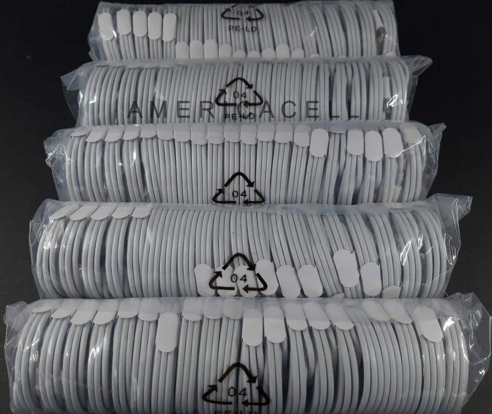 Кабель быстрой зарядки типа C на USB-A 100 шт. для Kyocera Duraforce Ultra 5G E7110 - Изображение 3 из 4