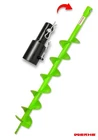 Werhe Earth Auger for Drill Press with Stihl Adapter ⌀100mm, 80cm Length