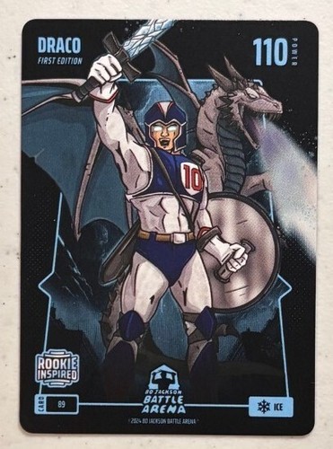 Bo Jackson Battle Arena ~ Drake Maye card #89 Draco Ice
