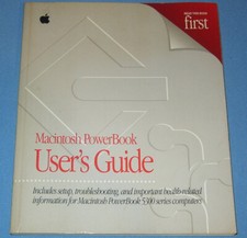 Apple Macintosh PowerBook 5300 Series User's Guide Manual 030-6895-A Very Good