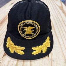 trucker hat baseball cap Vtg Snapback Mesh National Rifle Association NRA Patch