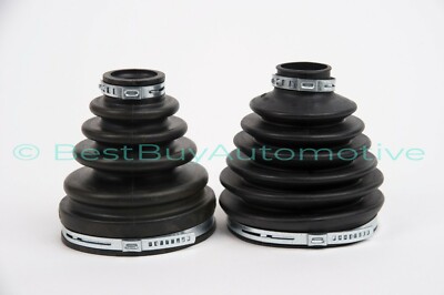 Toyota RAV4 2WD & 4WD-CV Axle Boots-2 Boots and 4 METAL CLAMPS-Grease-2006-09