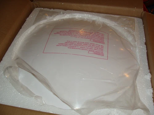 ONE (1) LITE SOURCE LS-5412 SS/WHITE SATIN STEEL 21" FLUSH CEILING MOUNT LAMP - Picture 1 of 9