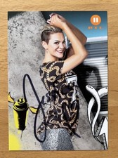 Postal Jessy RTL2 - Berlín día y noche tarjeta de autógrafo original firmada a mano