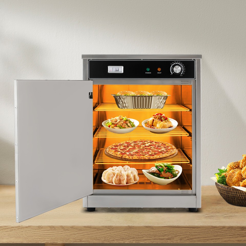 Electric Commercial Hot Box Food Warmer Countertop Heated Holding