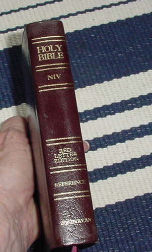1989 Compact Reference Bible Zondervan Bonded Leather 1st Printing Belgium - Imagen 2 de 15