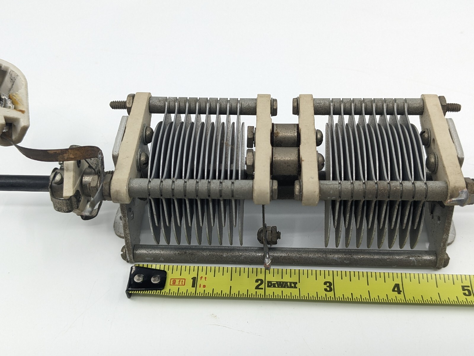 Lot of 7 Vintage Ham Radio Tuning Air Variable Capacitor Condensers EF