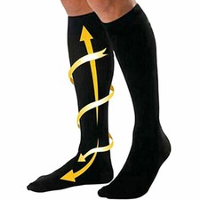 3x Compression Socks 15-20 mmHG Knee High Support Stockings Protective Gear