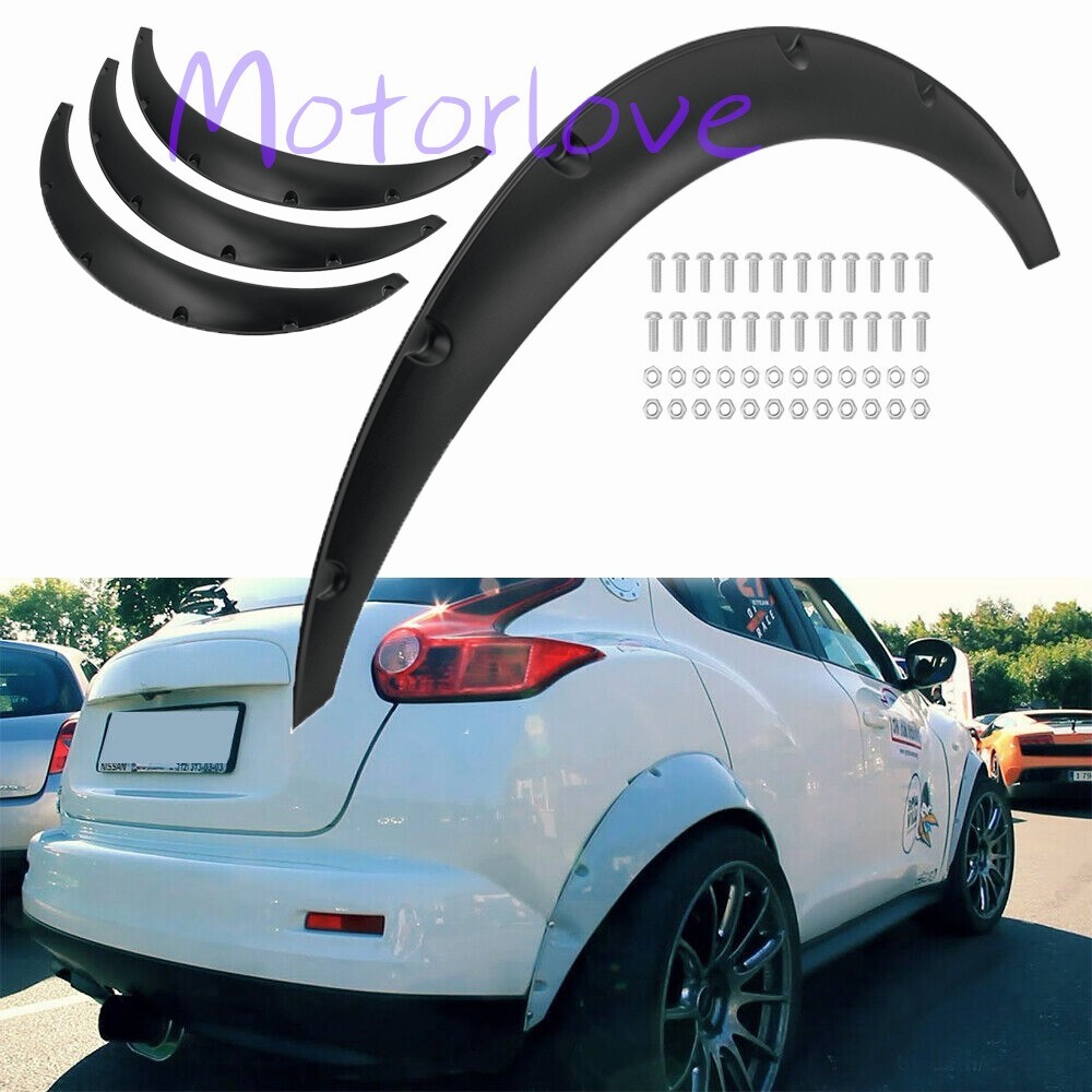 4X 4.5" Fender Flares Extension Extra Wide Wheel Arch For Nissan Juke