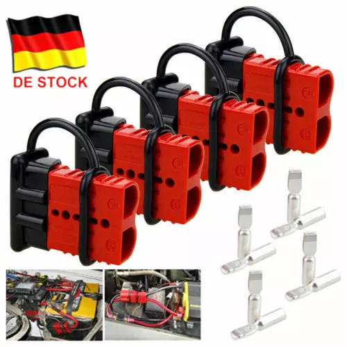 4pcs Set Battery Connector Coupler 12V with 50A for Anderson Power Connector - Picture 1 of 19