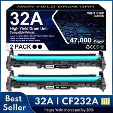 2-Pack 32A CF232A Extra High Yield Drum for HP M227fdn M203dw Printers