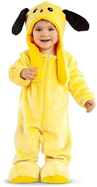 My Other Me Costume da Cane Cagnolino Gialle Bambino Baby Carnevale Pikachu