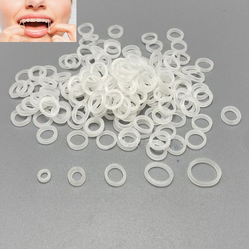 100 Pcs Dental Orthodontic Intraoral Elastic Latex-Free Rubber Band Clear - Picture 7 of 25