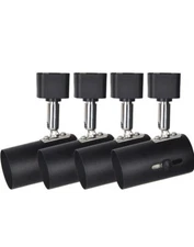 4 Pack SHILIHE H Type Black Universal line Voltage Track Lighting Heads E26 New!