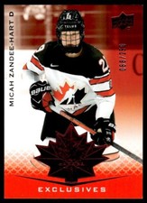 2021-22 UPPER DECK TEAM CANADA Micah Zandee-Hart /250 #62