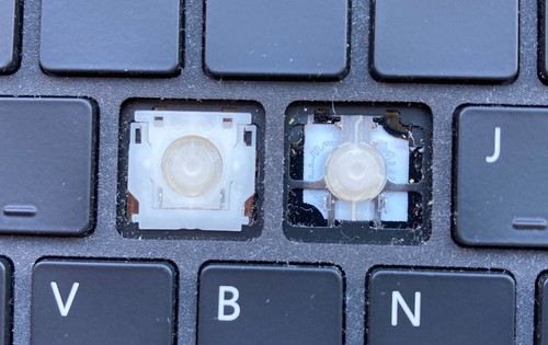 Zamienny przycisk do klawiatury Microsoft Surface Go Keyboard Model 1840 czarny - Zdjęcie 2 z 160