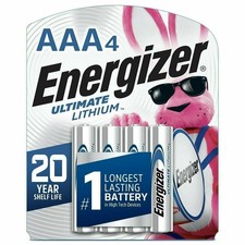 Energizer L92BP AAA Ultimate Lithium Battery 4 Pack Bulk FRESH EXP 2038
