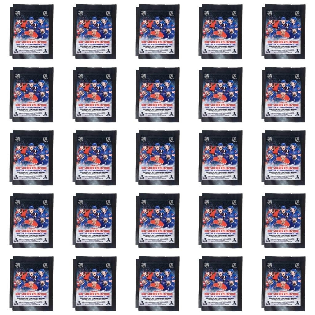 Topps NHL Sticker Collection 2024-25 - LOT of 25 NEW + SEALED Packs