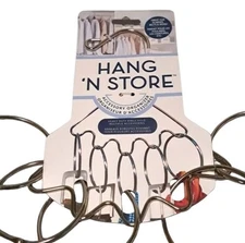 Accessory Organizer Hang Silver Open Ring Purchase Scarves Belts Ties Jewelry