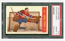 1957 Parkhurst Jacques Plante #15 PSA 8 NM MT LOW POP