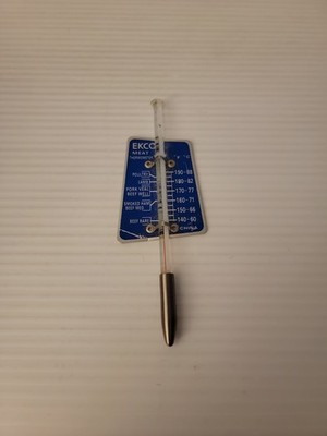 Vintage Ekco Meat Thermometer Mid Century Cooking Gauge Tested Working 6 in