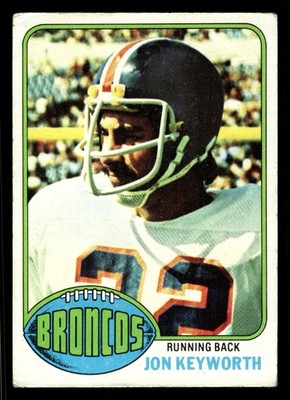 1976 Topps #367 Jon Keyworth - Denver Broncos (Low Grade)