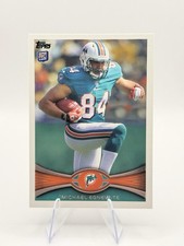 Michael Egnew 2012 Topps FOOTBALL #149 Miami Dolphins Rookie Trading Card NFL. rookie card picture