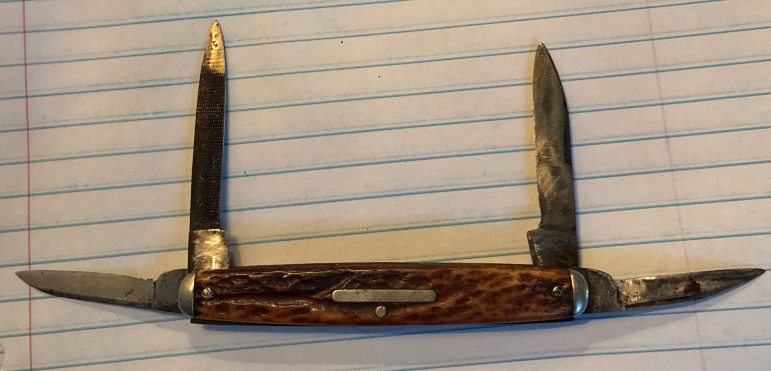 cattaraugus knife Vintage Antique Folding Pocket Knife 4 Blade