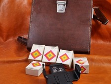 #4095 Polaroid SX-70 Camera case with accessories Self Timer Remote Shutter etc
