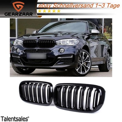 Sport Frontgrill Für BMW X6 E71 2008-2014 Satz Links Rechts Doppelsteg Paar