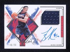 2019-20 Panini Impeccable Elegance Retired Jersey 48/99 Mike Bibby Auto 14t3