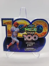 2025 Leaf Baseball Nation Eduardo Tait "MILB Top 100" Blue Shimmer 