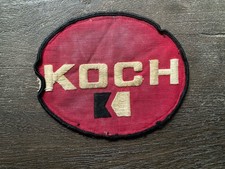 Vintage Koch Industries Jacket Patch Big 70s Service Station Mechanic Back of