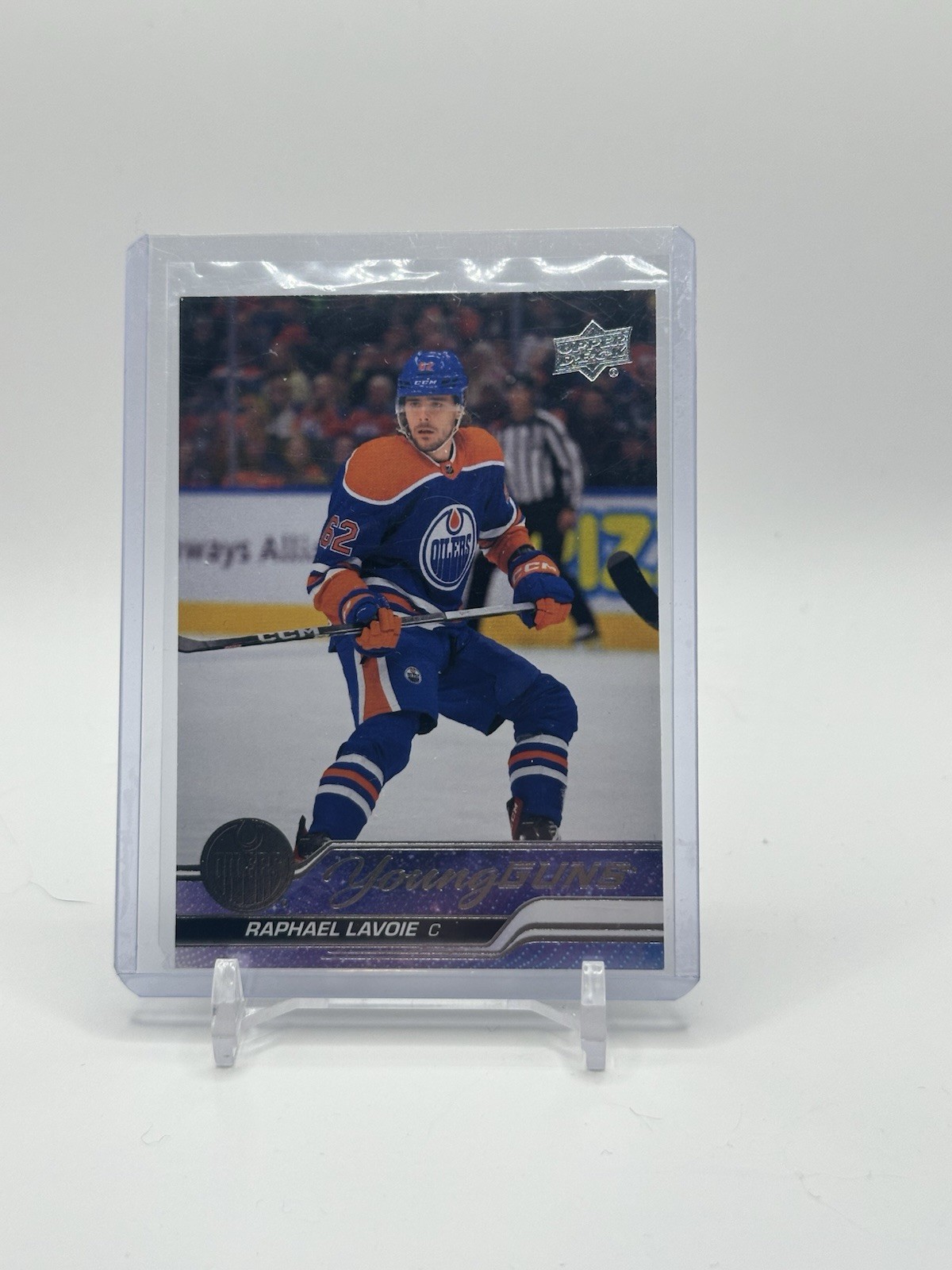 23-24 Upper Deck Series 2 Young Guns Raphael Lavoie Edmonton Oilers #499 RC